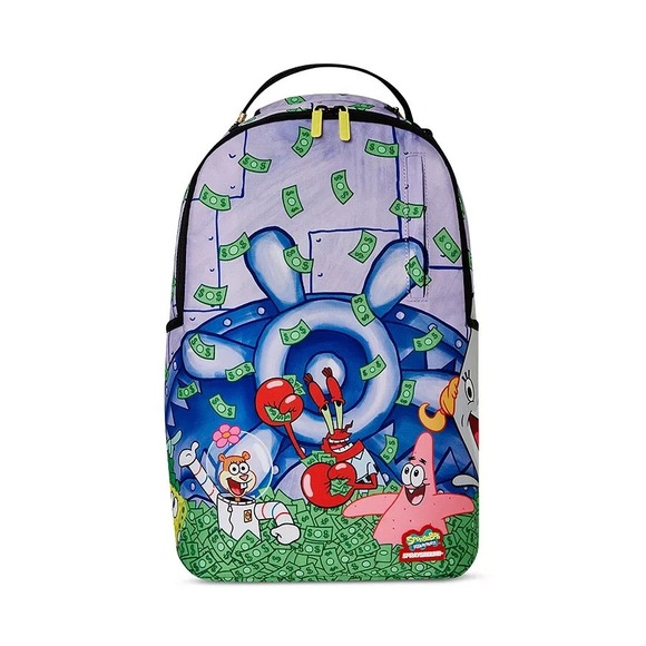 Sprayground‎ Nickelodeon SpongeBob Crew Money Bath DLXR Backpack Limited Edition - Picture 1 of 10